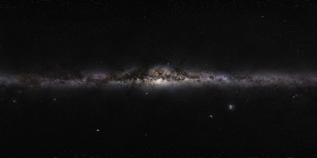 Le panorama de la Voie Lactée