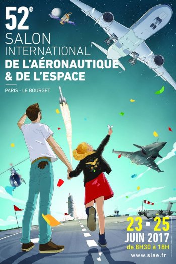 Affiche Salon du Bourget 2017