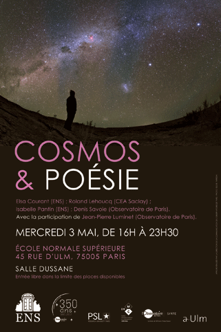 Affiche Cosmos et poésie