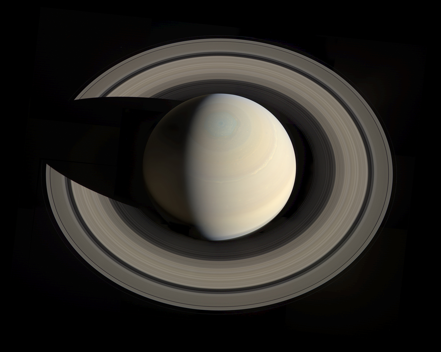Saturne par Cassini. ©NASA