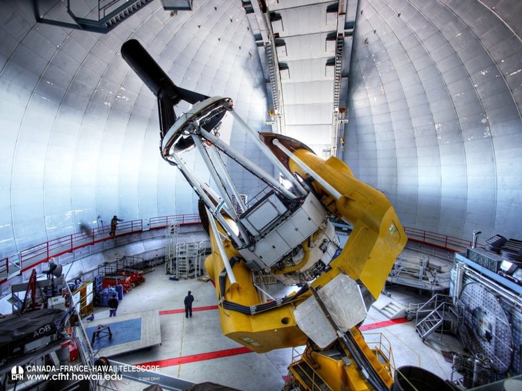 Le télescope franco-canadien - droits : CFHT